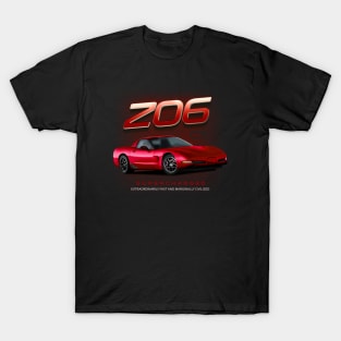 Corvette z06 Red C5 T-Shirt